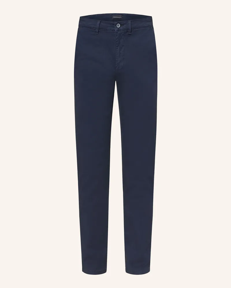 Strokesman's Chino Slim Fit blau Dunkelblau
