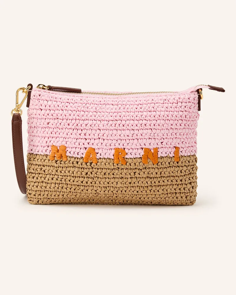 Marni Umhängetasche rosa Rosé