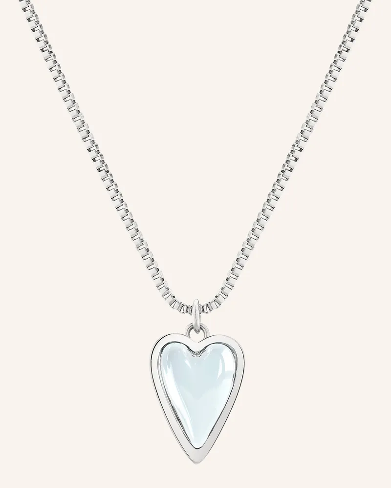 Liebeskind Halskette  Aus  Edelstahl silber Silber