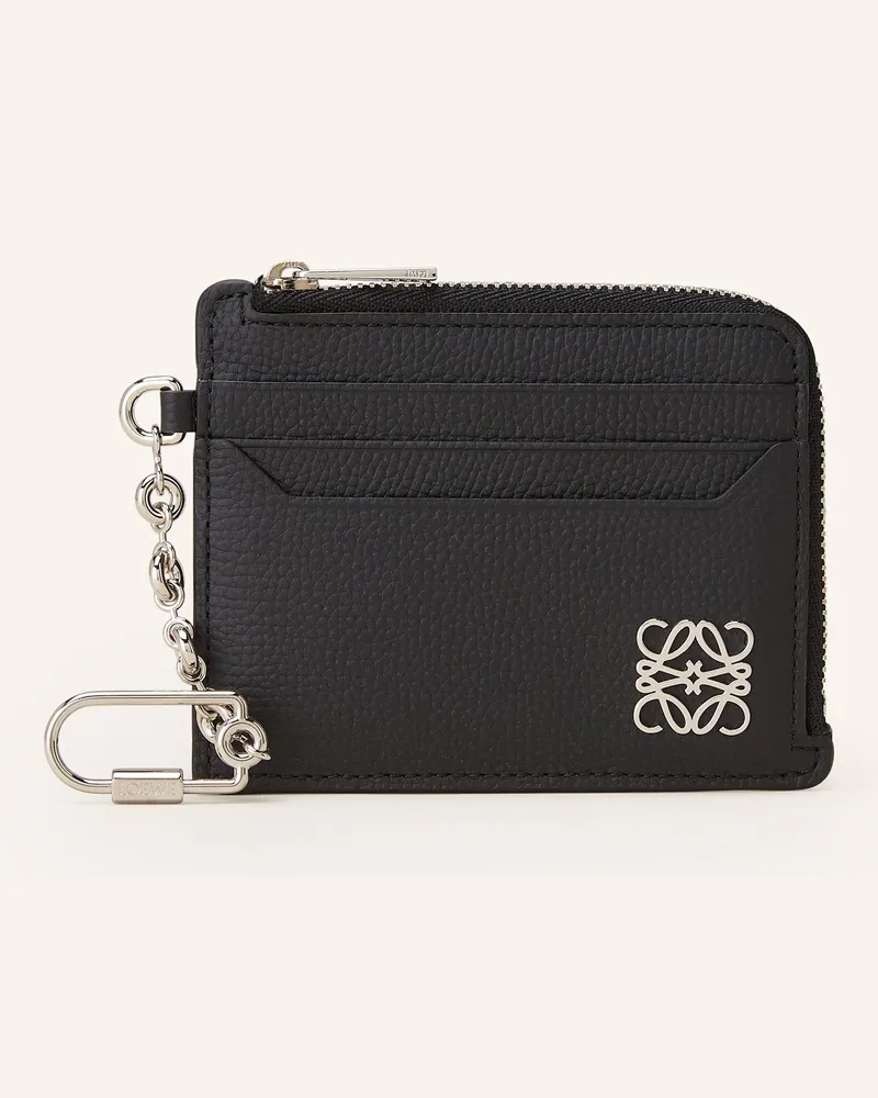 Loewe Kartenetui Anagram schwarz Schwarz