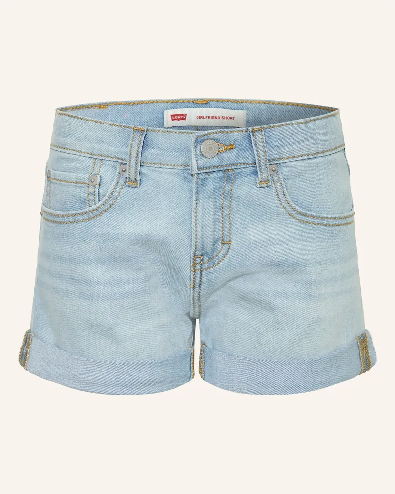 Levi's Levi's® Jeansshorts Girlfriend Short Slim Fit blau Hellblau