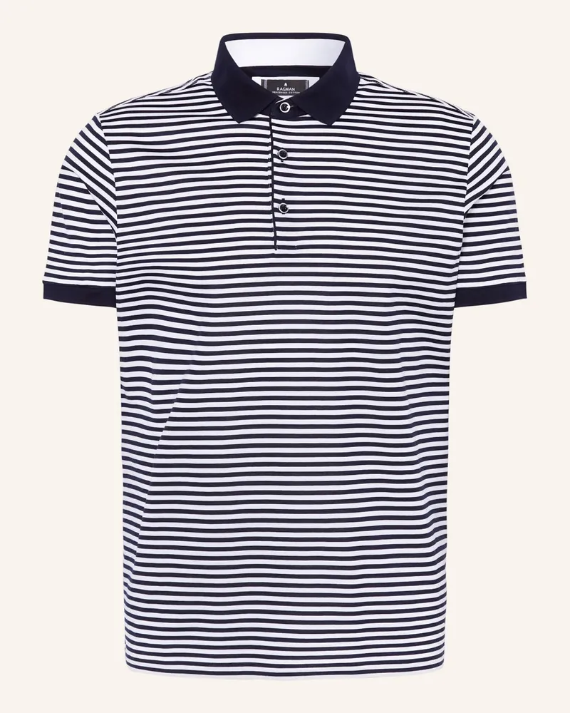 Ragman Jersey-Poloshirt Blau