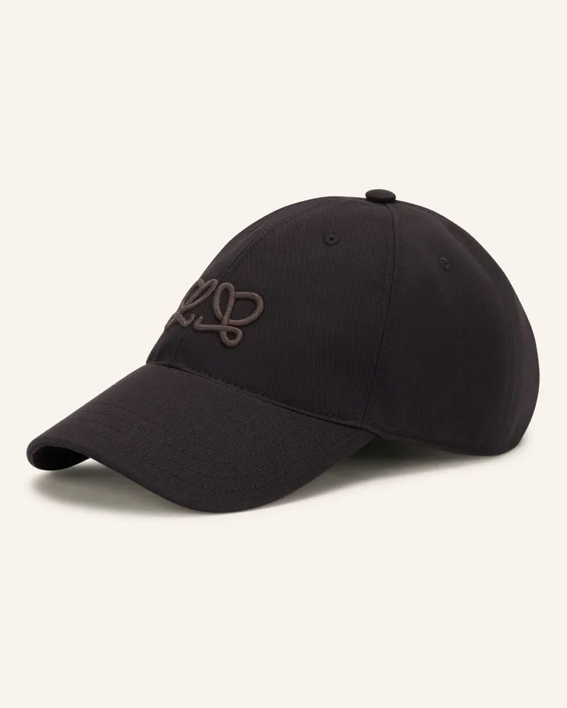 Loewe Cap Double L schwarz Schwarz