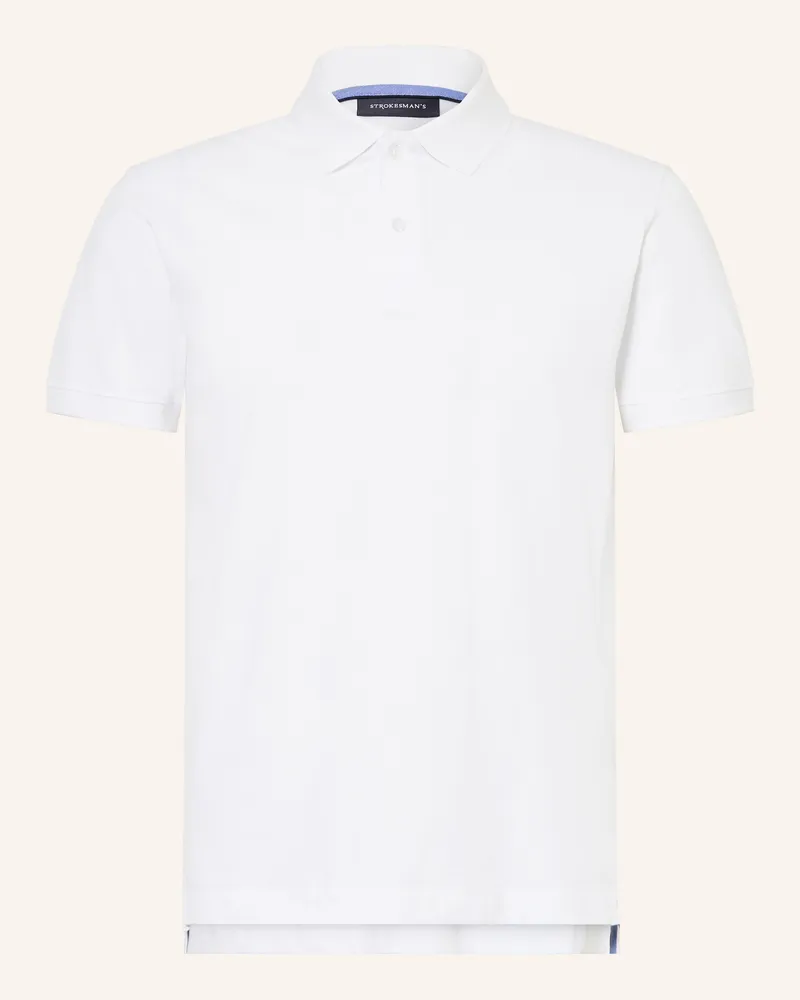 Strokesman's Piqué-Poloshirt Weiss
