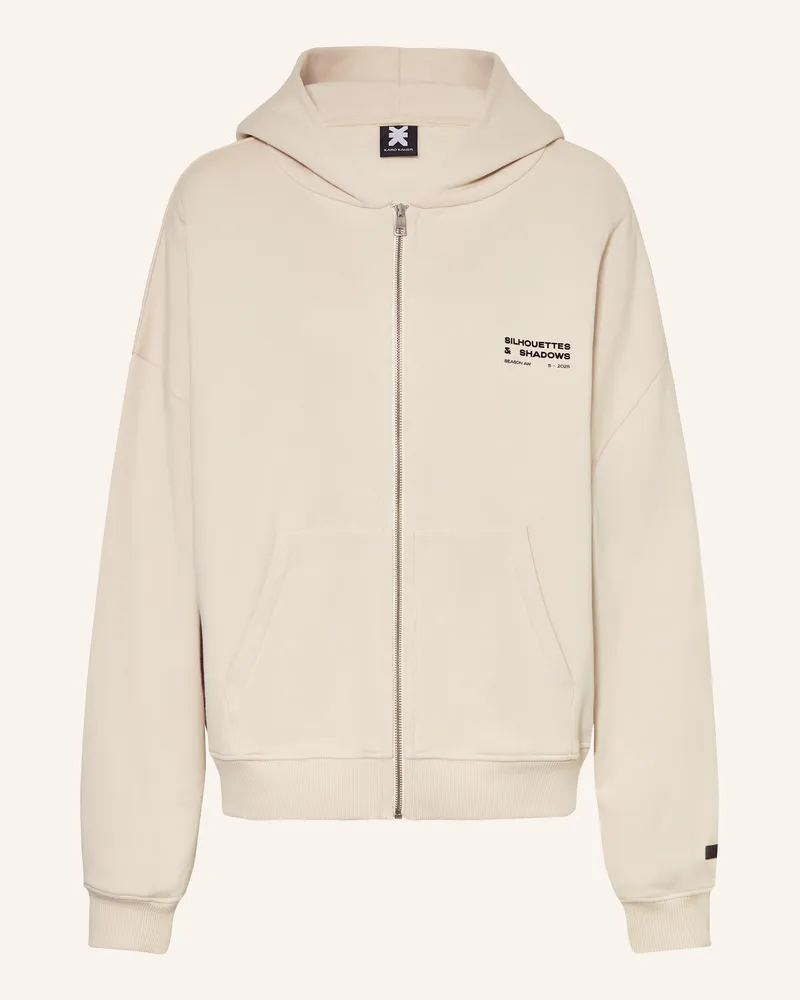 Karo Kauer Oversized-Sweatjacke Creme