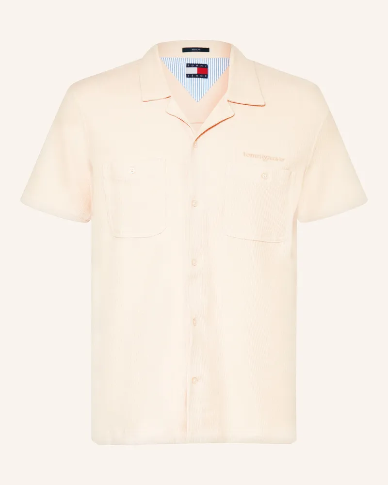 Tommy Hilfiger Resorthemd Regular Fit beige Creme