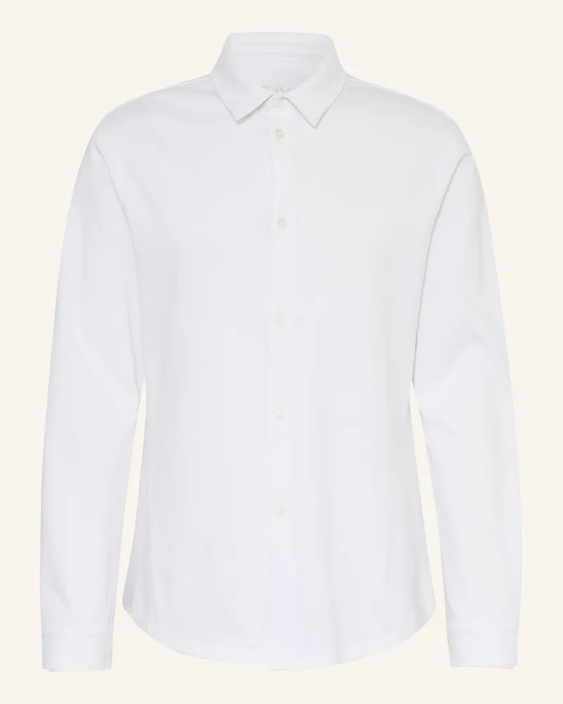 Juvia Jerseyhemd Dorian Regular Fit weiss Weiss