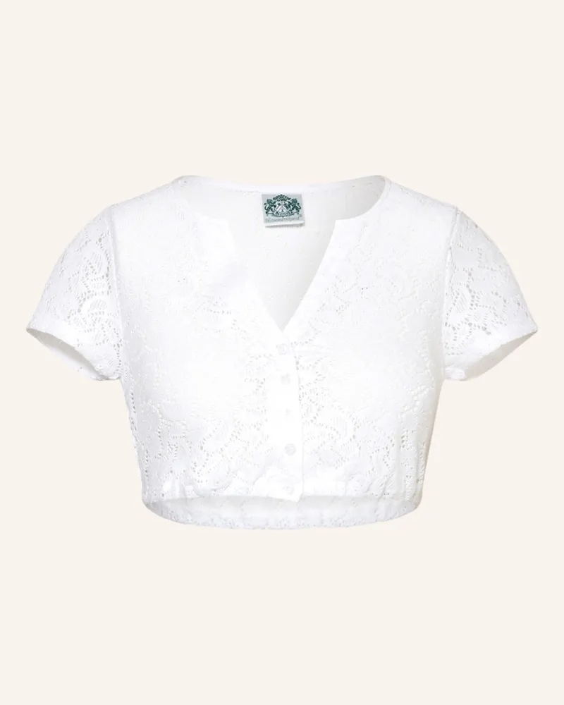 Hammerschmid Dirndlbluse Gerlinde weiss Weiss