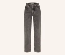 Straight Jeans Leby grau