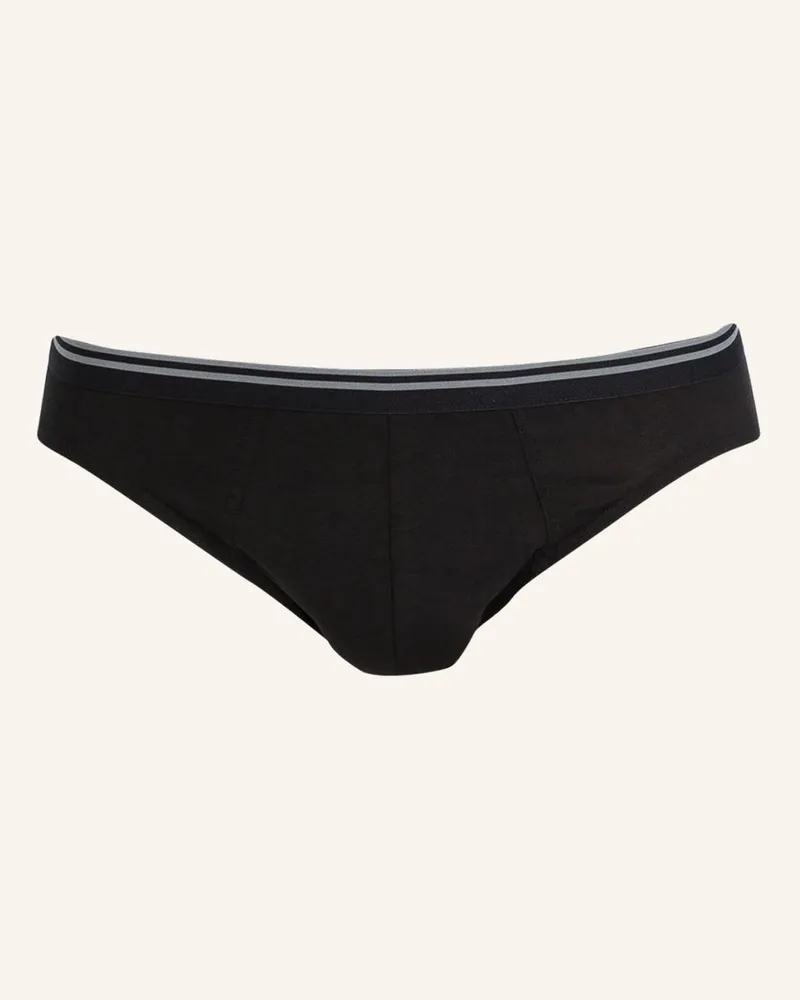 Zimmerli Slip Pure Comfort schwarz Schwarz