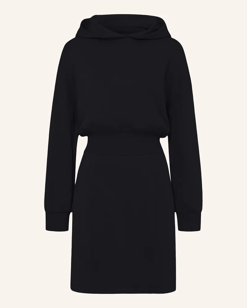 Les Lunes Hoodie-Kleid CHARLIE Schwarz