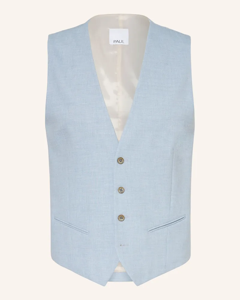 paul Anzugweste Extra Slim Fit blau 610