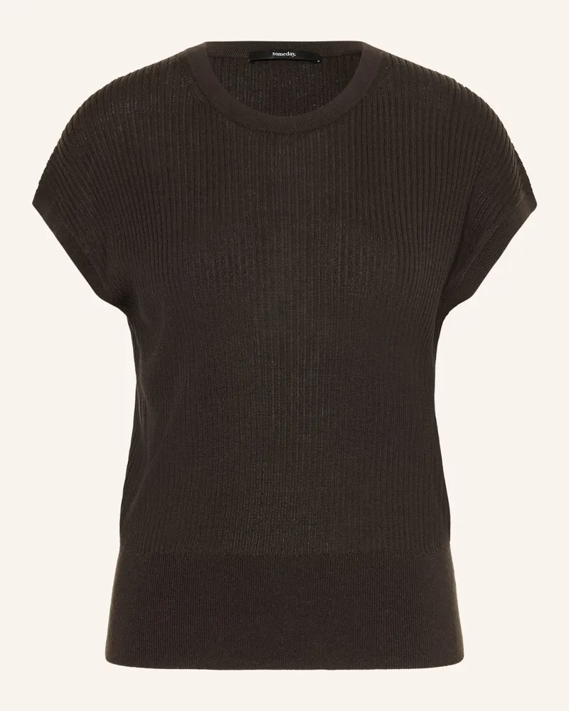 someday. Strickshirt Tianna braun Dunkelbraun