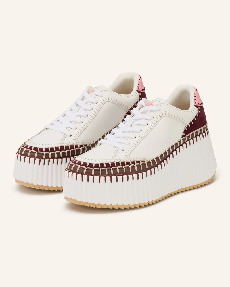 Chloé Sneaker Nama weiss 6bg