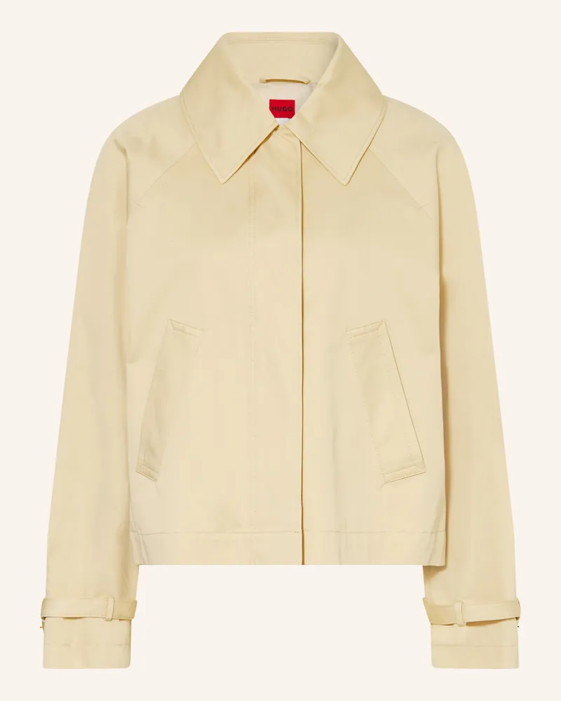 HUGO BOSS Trench-Jacke Amotu beige Hellbraun