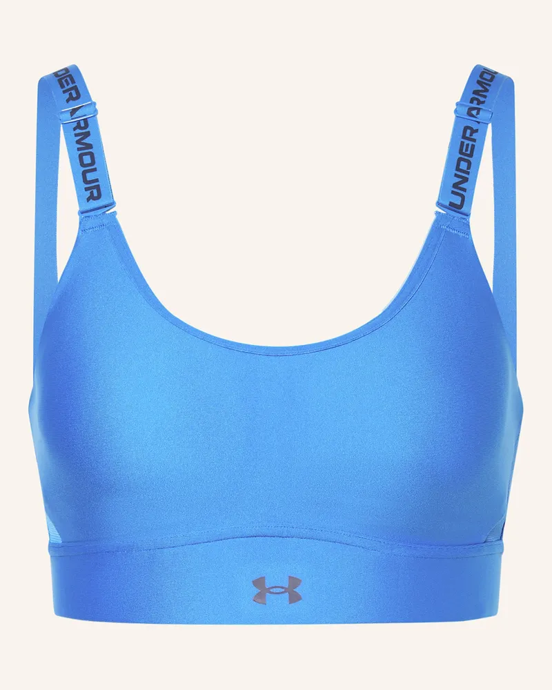 Under Armour Sport-BH UA INFINITY MID 2.0 mit Mesh Blau