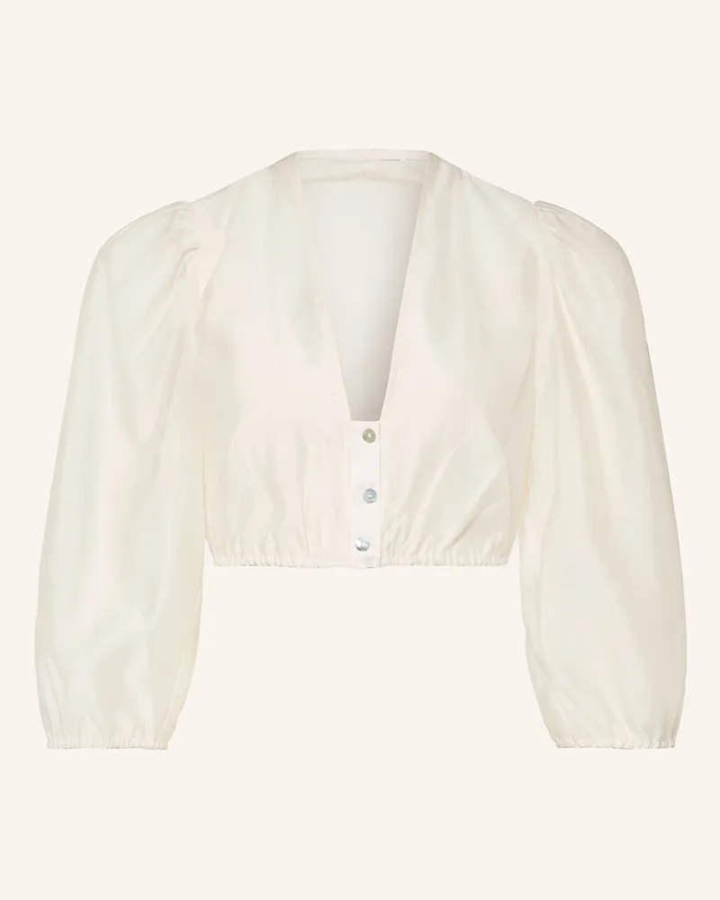 Sportalm Dirndlbluse Mit 3/4-Arm weiss Creme