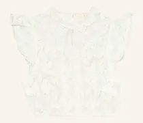 Dirndlbluse Aus Spitze weiss