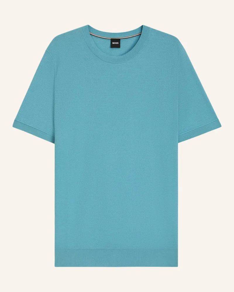 HUGO BOSS Pullover H-IANNI Regular Fit Hellblau
