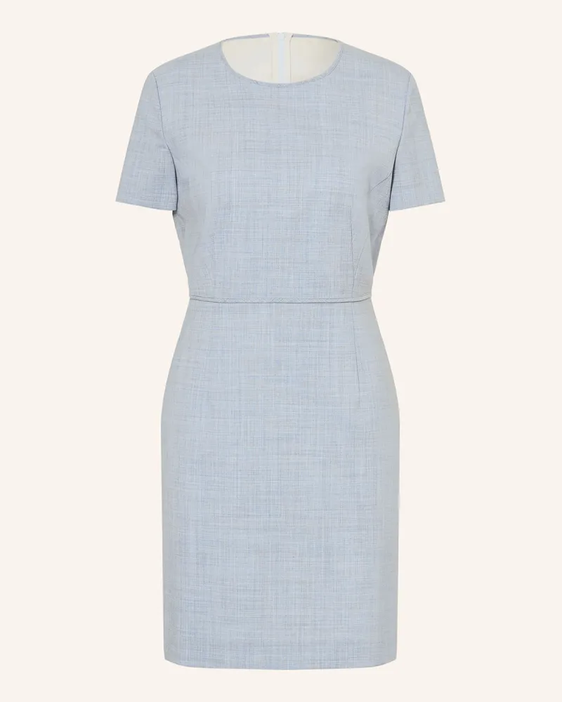 HUGO BOSS Etuikleid Dunera blau Blaugrau