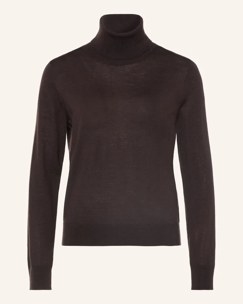 Darling Harbour Rollkragenpullover braun Dark