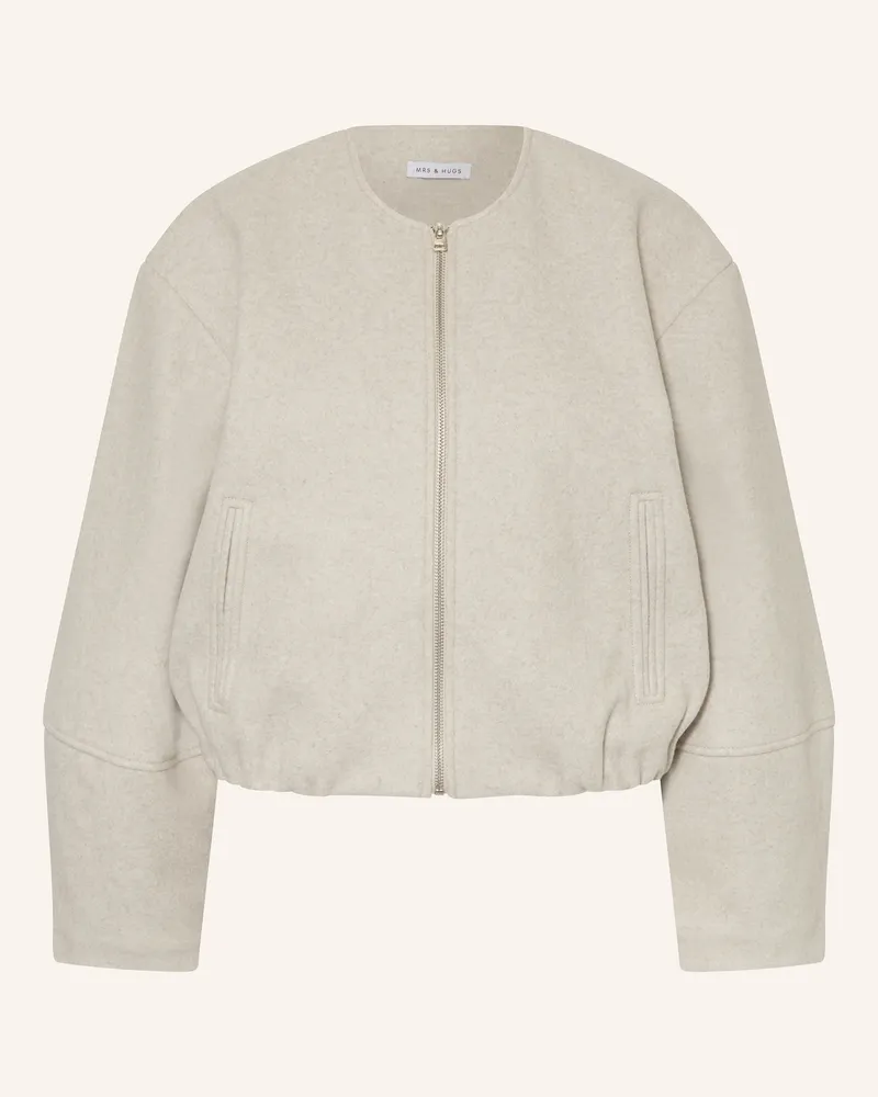 Mrs & HUGS Blouson weiss Creme