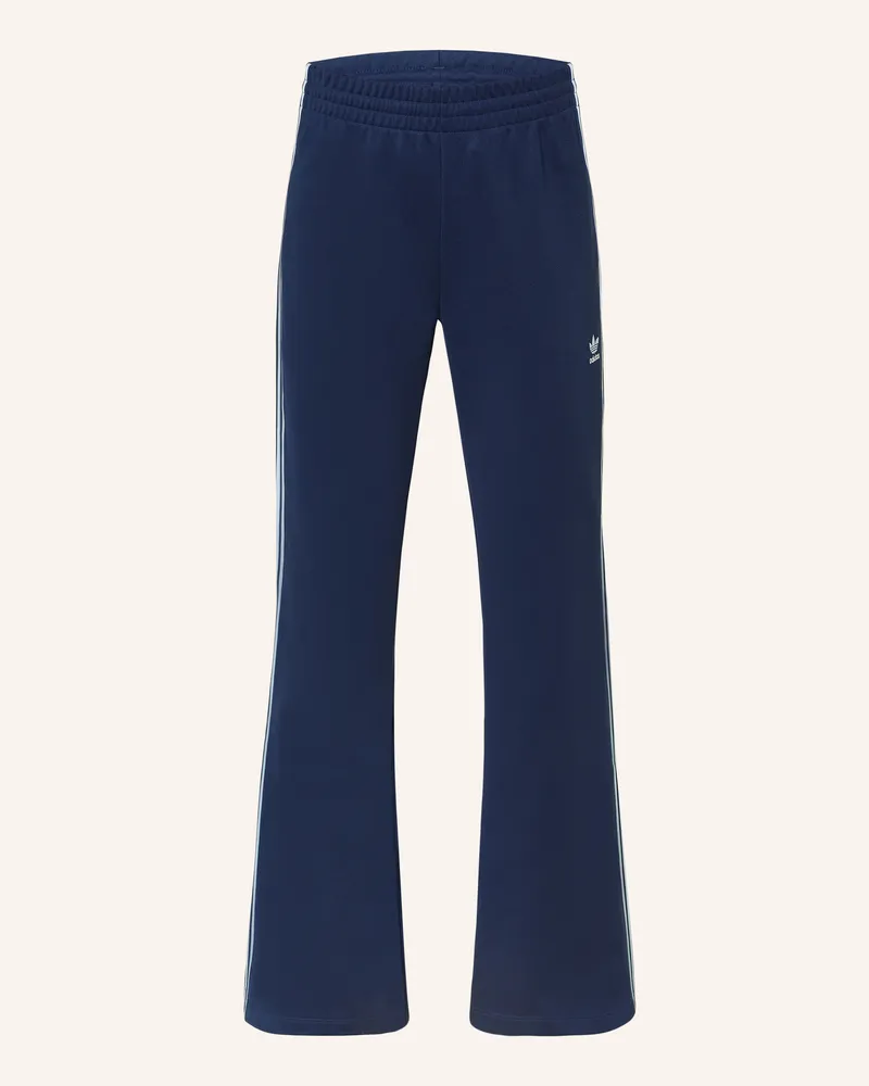 adidas Trainingshose ADICOLOR 3-STREIFEN FLARED Dunkelblau