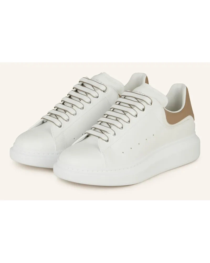 Alexander McQueen Sneaker - WEISS/ TAUPE Weiss