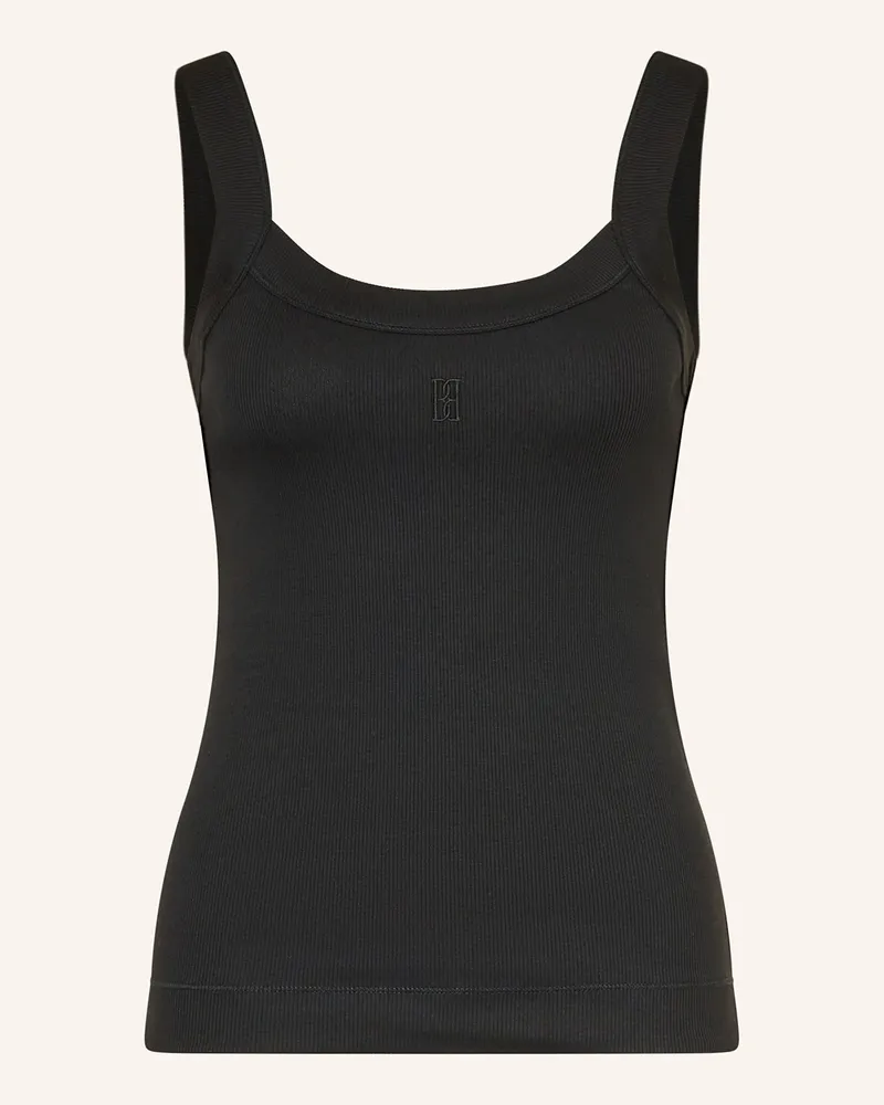 By Malene Birger Tanktop FRILLIO Schwarz
