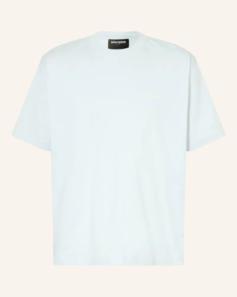 WRSTBHVR T-Shirt Cassian blau Hellblau