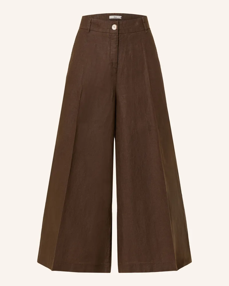 Brax Leinen-Culotte MELLI Dunkelbraun
