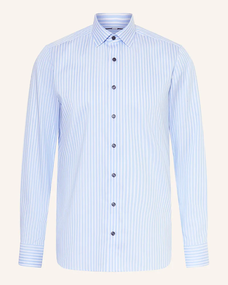 Olymp Hemd Body Fit blau Hellblau