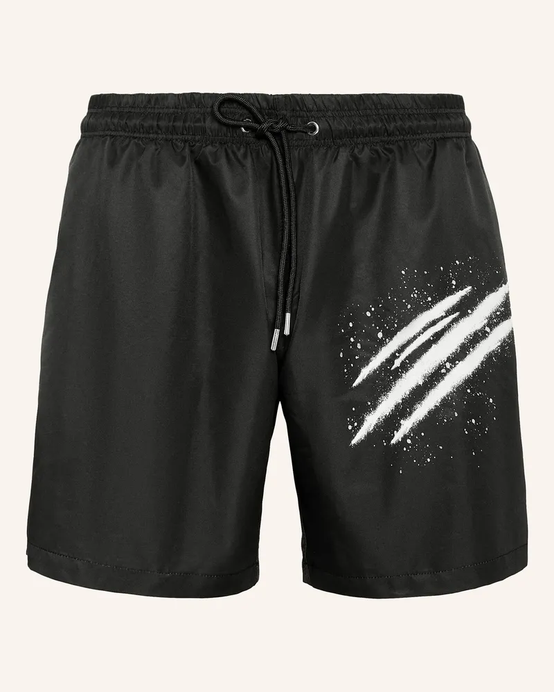 Philipp Plein Badehose schwarz Schwarz