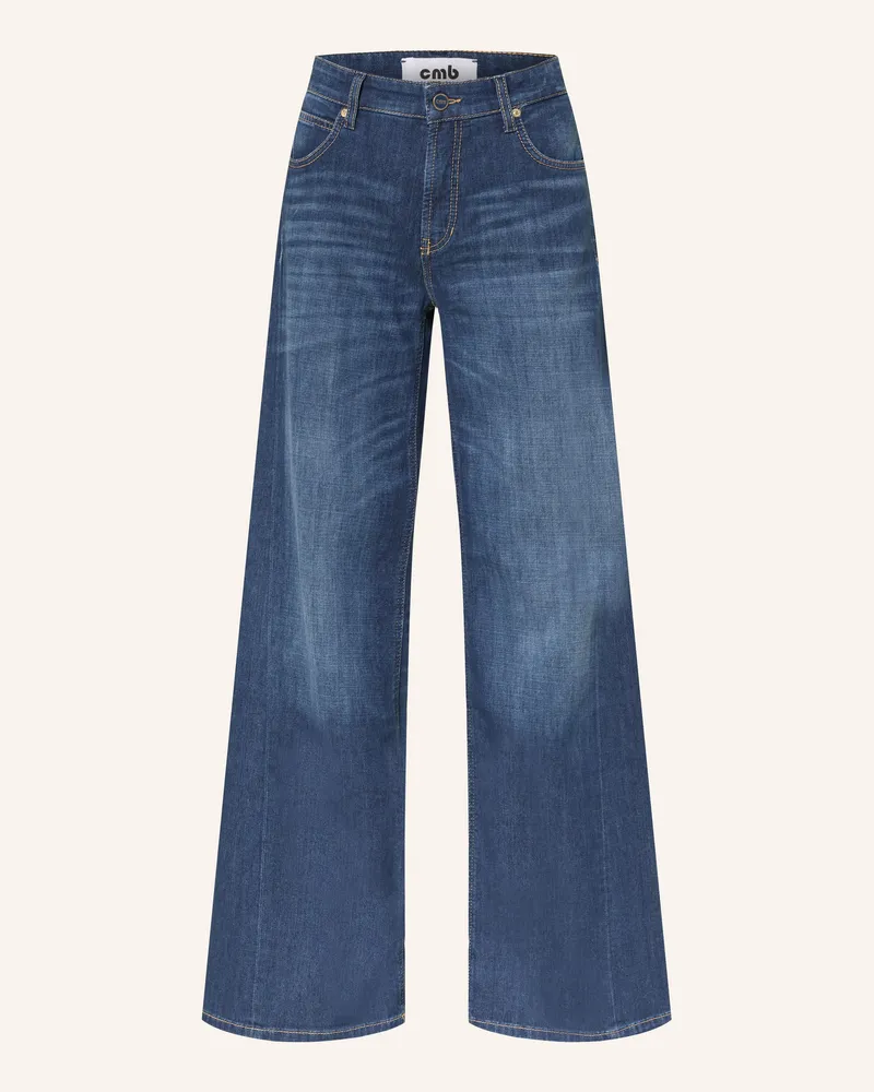 Cambio Wide Leg Jeans blau 5058