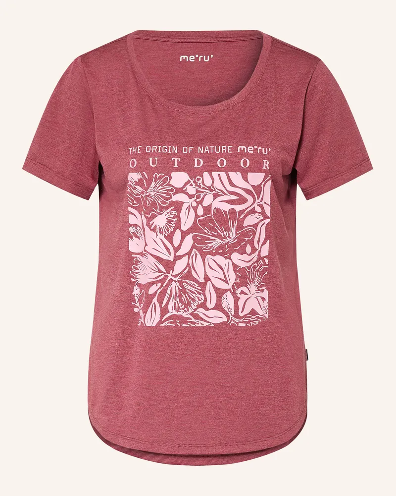 me°ru' T-Shirt Fagersta rot Dunkelrot