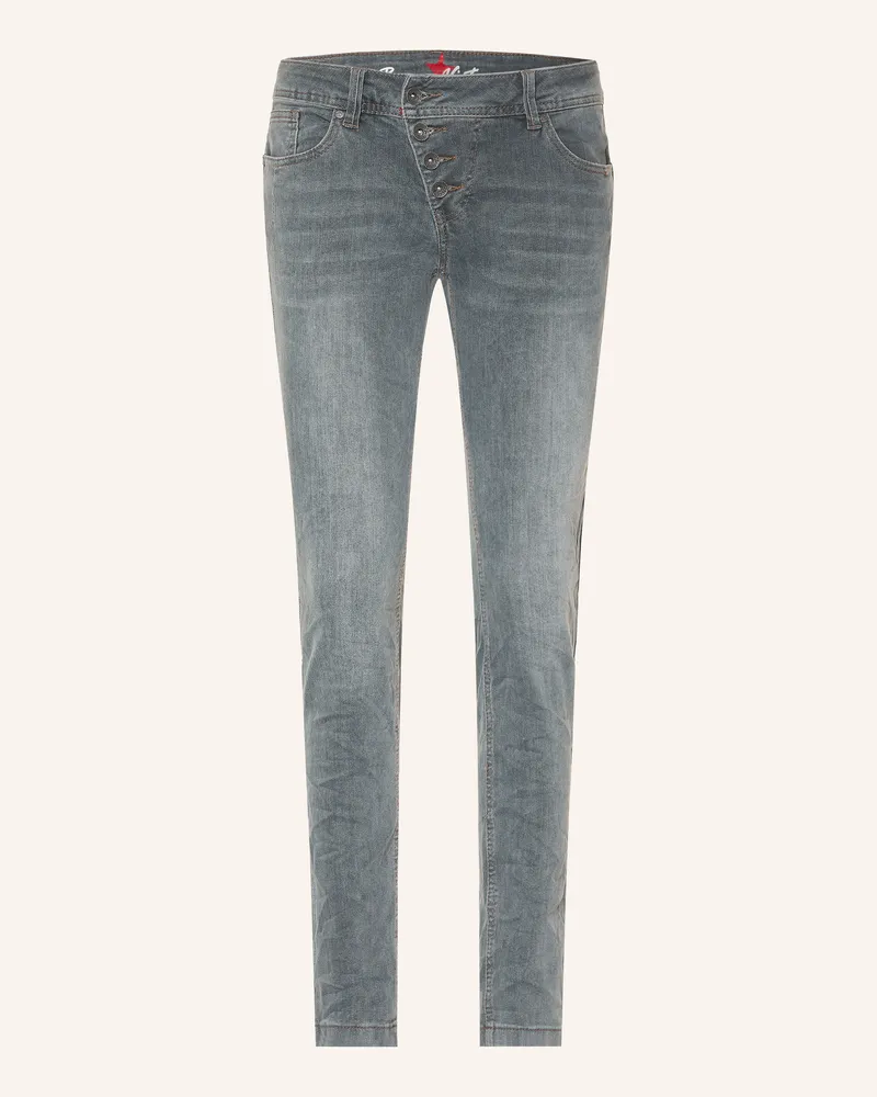 Buena Vista Skinny Jeans Malibu Cropped grau 8970