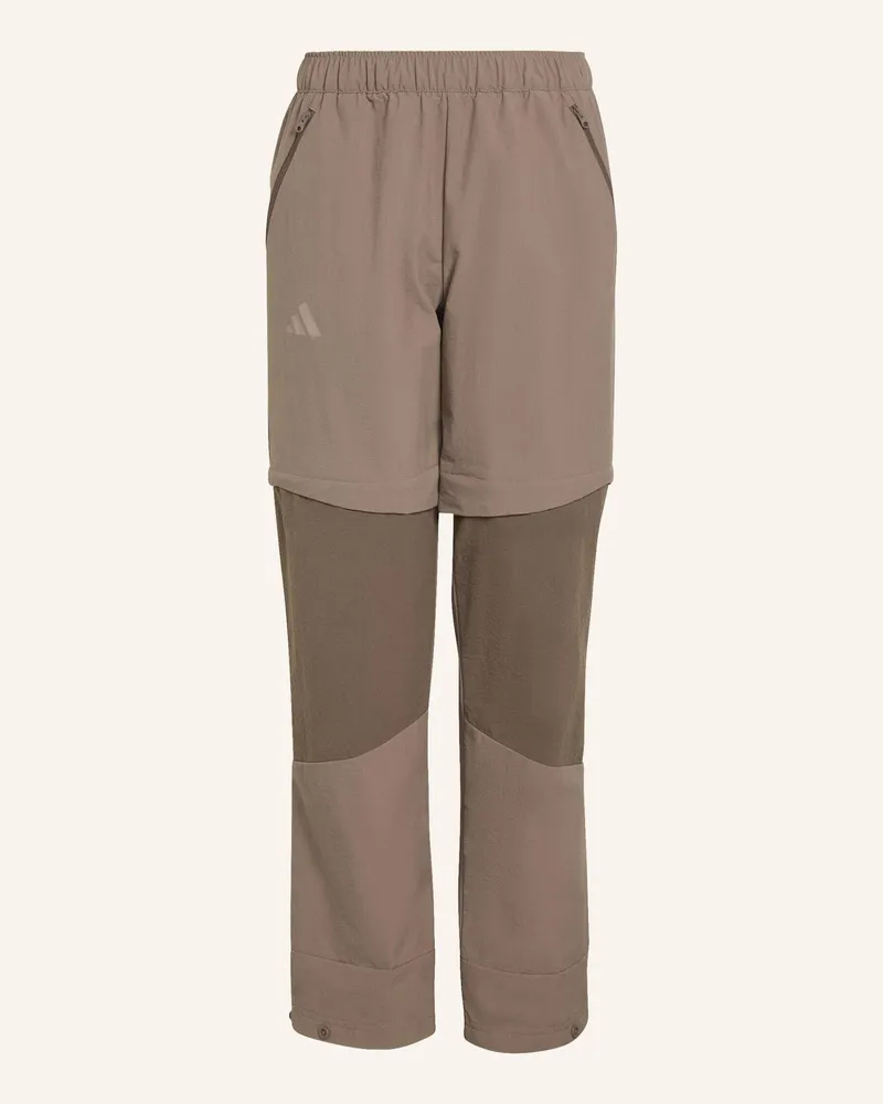 adidas Terrex Multi clima365 Kids Zip-Off Hose braun Braun