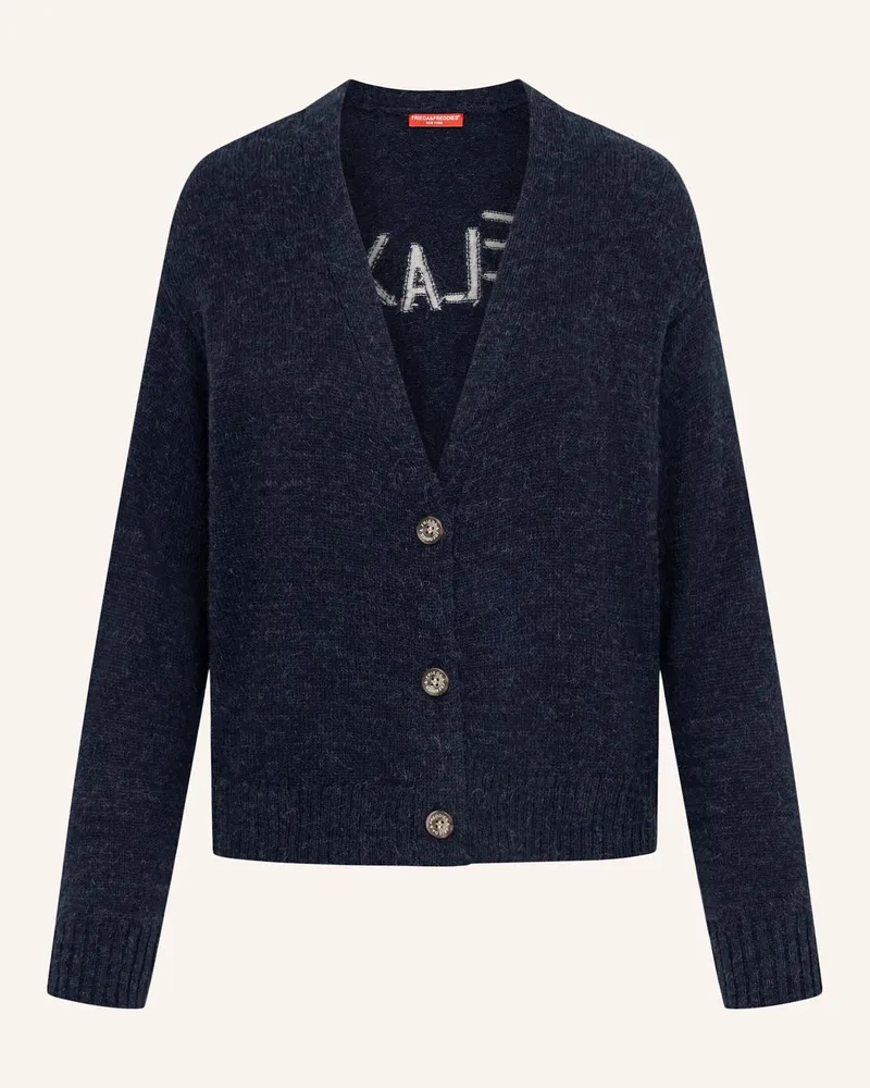 Frieda & Freddies Strickjacke blau Dunkelblau