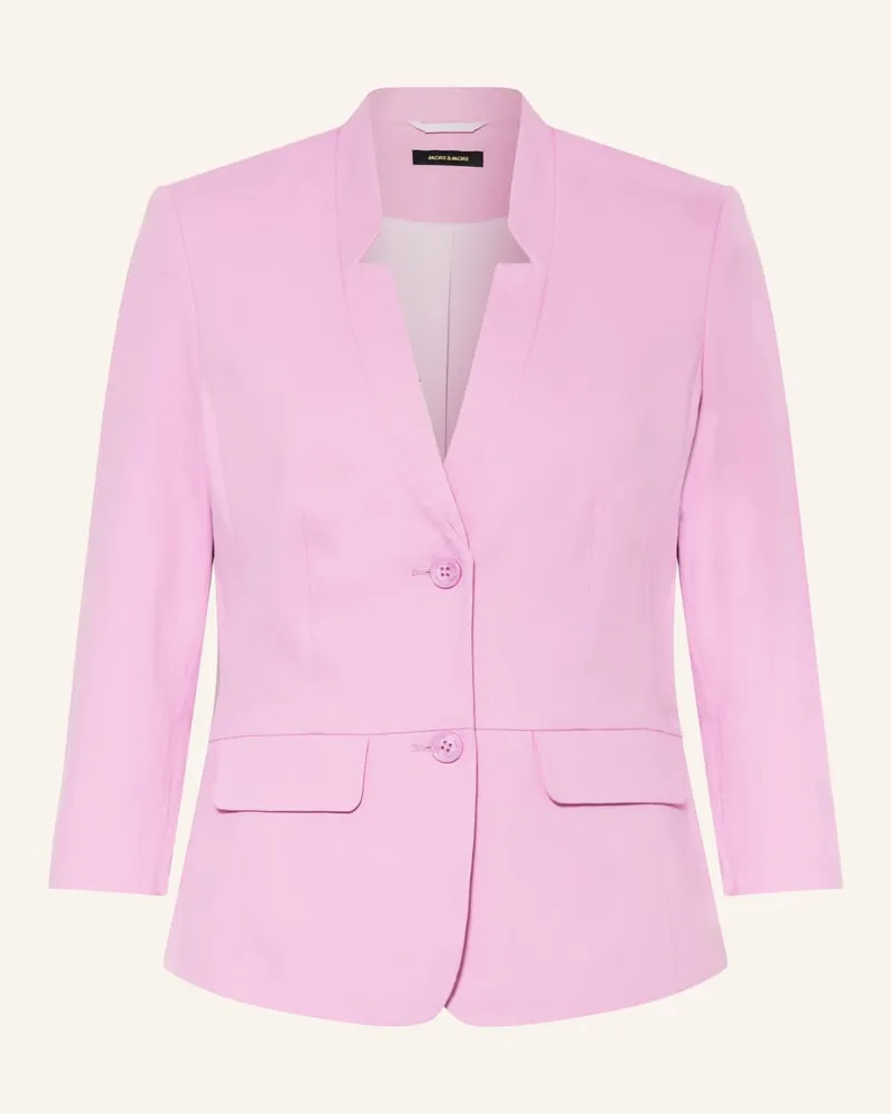 More & More Blazer mit 3/4-Arm Lila