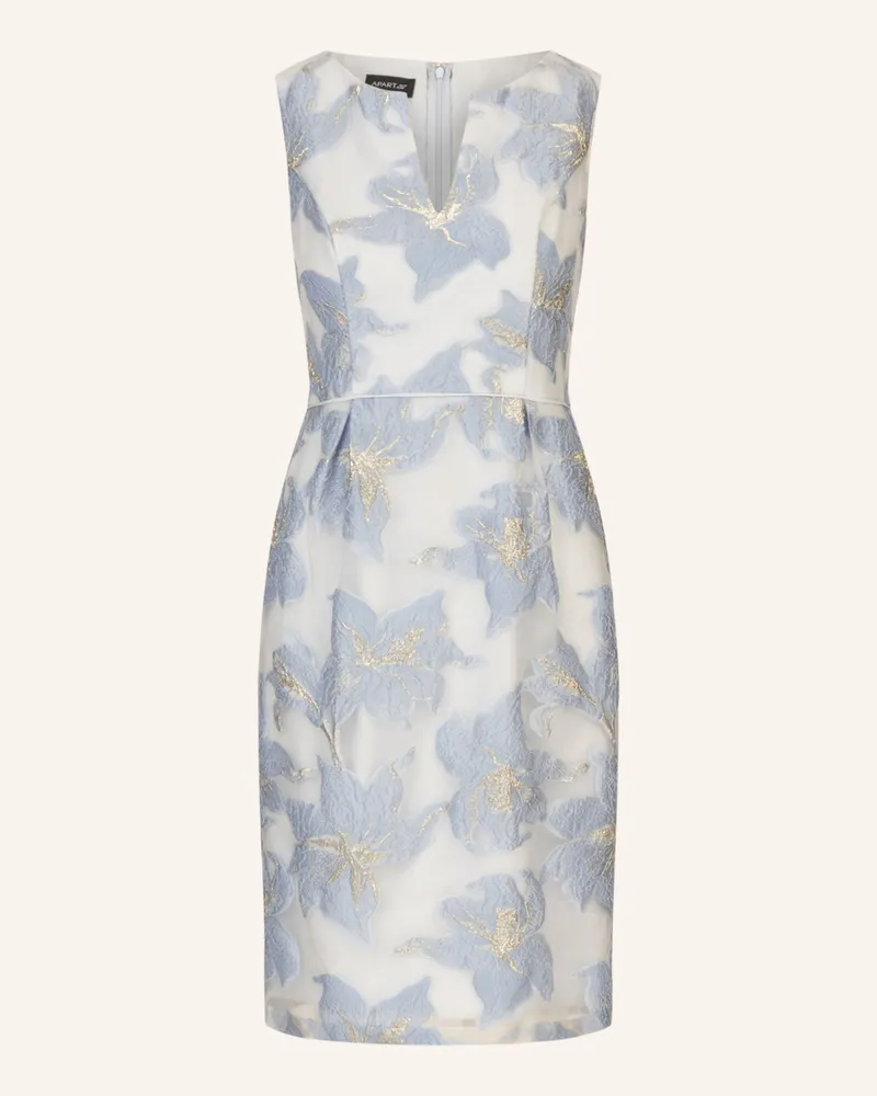 Apart Jacquardkleid Hellblau