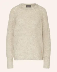 Mos Mosh Pullover MMTAMMY THORA mit Alapka und Cashmere Beige