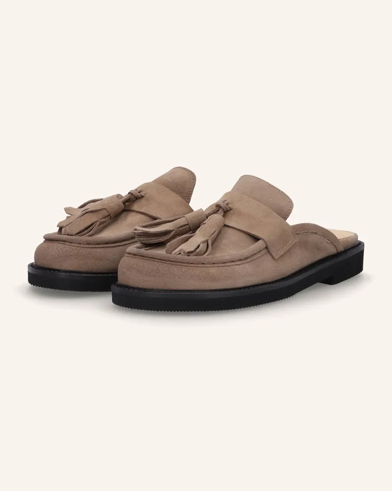 Thea Mika Mules Beige