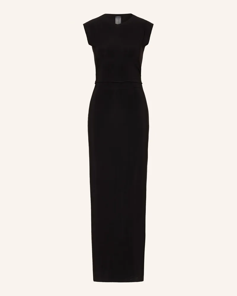 Norma Kamali Jerseykleid schwarz Schwarz