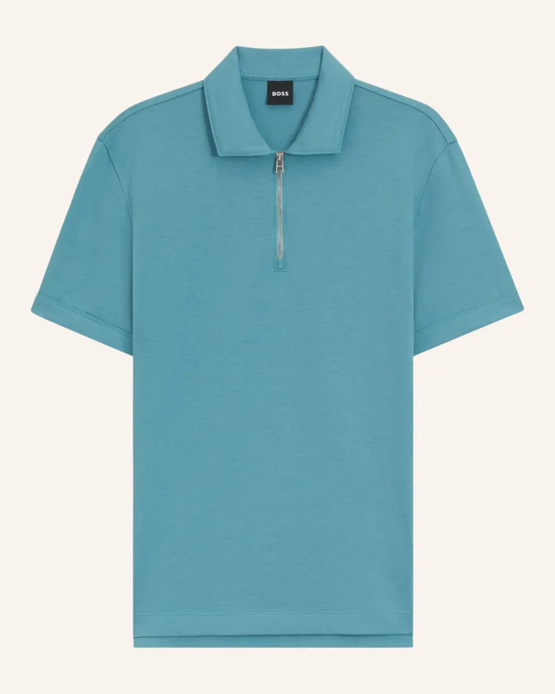 HUGO BOSS Poloshirt H-PARAS 57 Regular Fit Hellblau