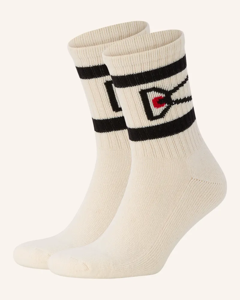 District Vision 2er-Pack Socken Usa beige Creme
