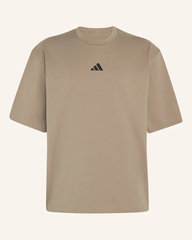 adidas T-Shirt Power Oversize beige Khaki