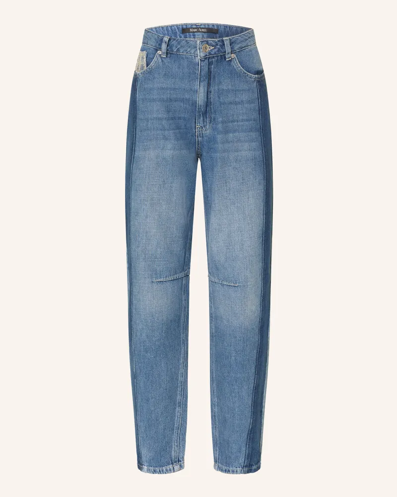 MARC AUREL Barrel Jeans Mit Galonstreifen blau 500041