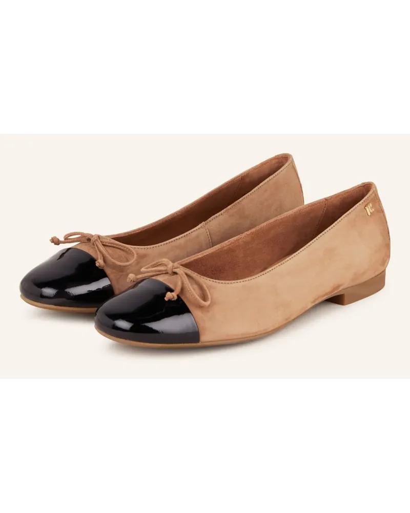 paul green Ballerinas - BEIGE/ SCHWARZ Schwarz