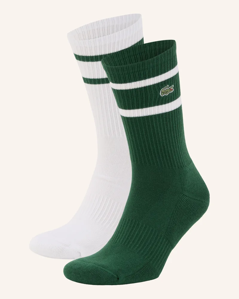 Lacoste 2er-Pack Socken gruen Grün