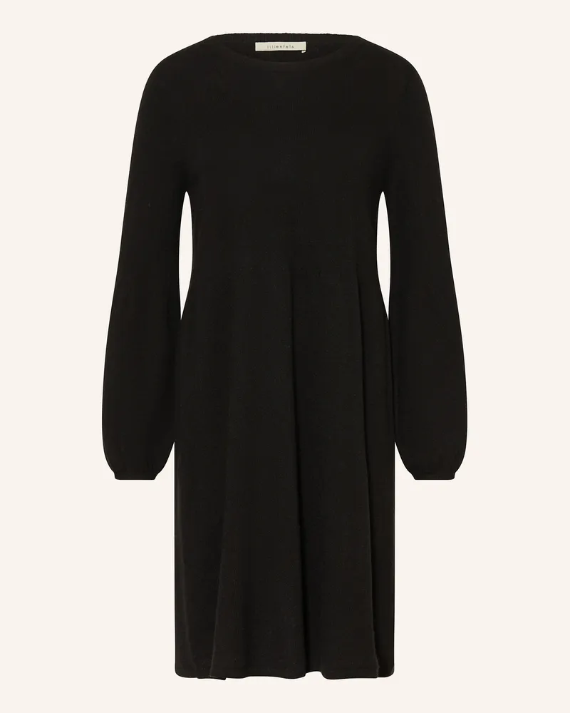 lilienfels Strickkleid mit Cashmere Schwarz
